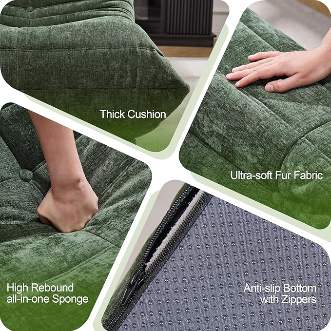 Bean Bag Chairs for Adults Giant Bean Bag Chair Memory Foam BeanBag Chair Bean - Image 7