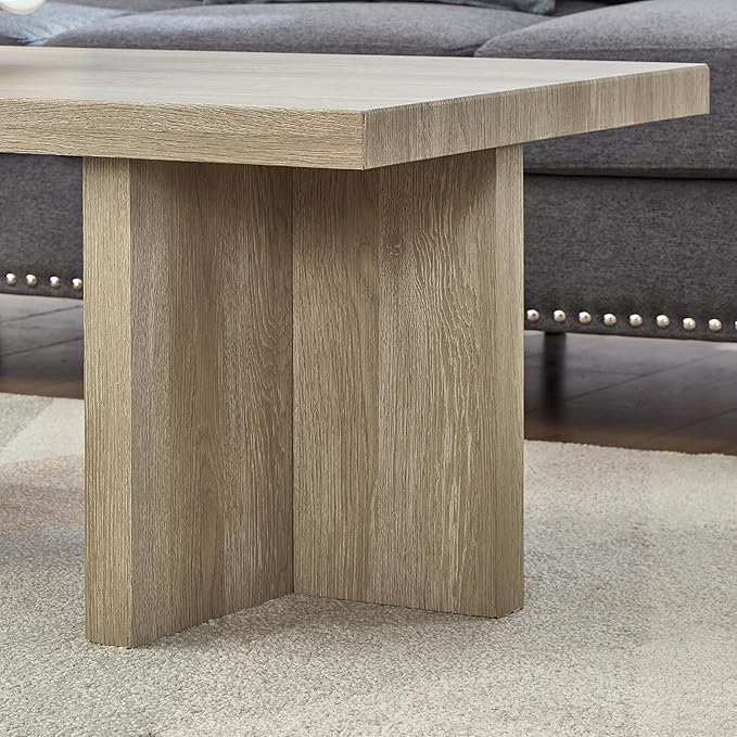 Roundhill Furniture Mchome 3-Piece Coffee Table Set, Coffee Table and Two End - Image 7