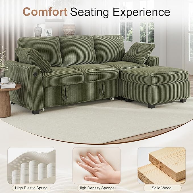 Hanherry 81" Sectional Couch - Image 6