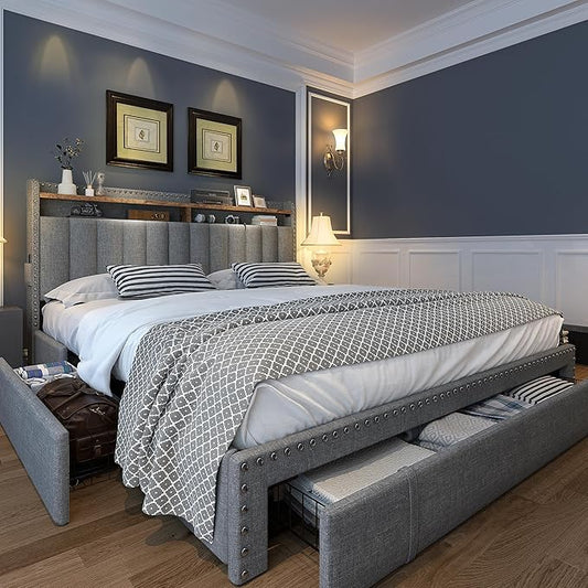 EnHomee Queen Size Bed Frame by EnHomee