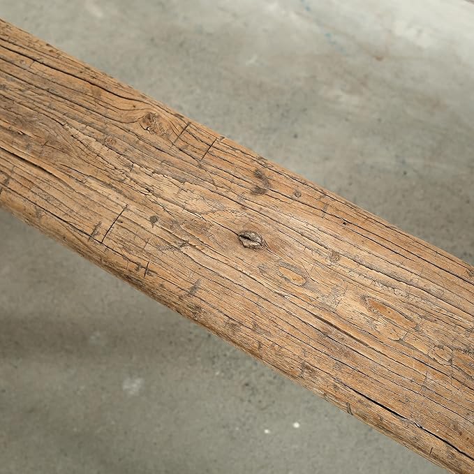 Artissance Handmade Wooden Entryway Bench, Vintage Noodle Bench - Image 5