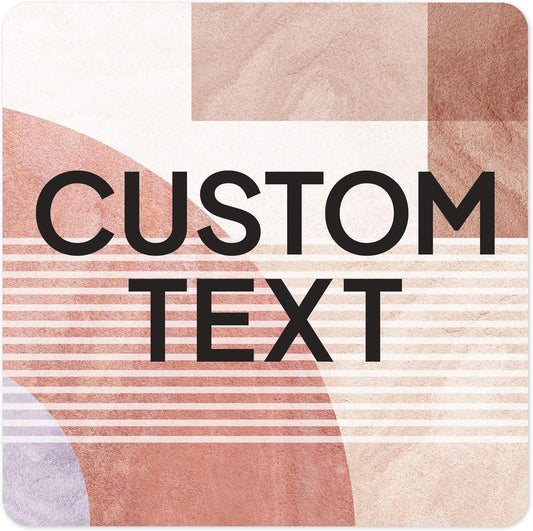 Custom Sign, Custom Street Sign, 11 Font Colors, 13 Font Styles, 4 Hole Options, 22 Sizes, 24x24 Inches, Rust Free DiBound, Fade Resistant, Made in USA by My Sign Center (Mid-Century Modern 1)