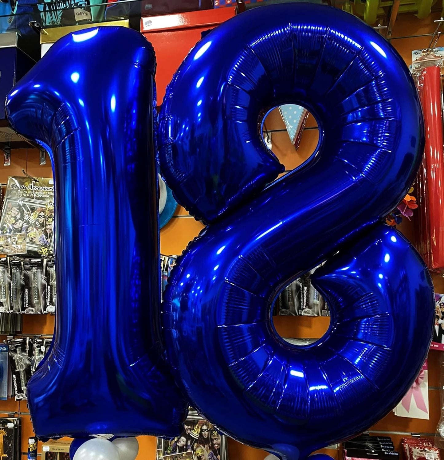 Night Blue Number 1 Balloon 40 inch, Number 1 Birthday Balloons for Boy Girl, Night Blue Foil One Balloon for 1st 10 11 12 16 18 Birthday Party, Anniversary Celebration Numbers Decorations