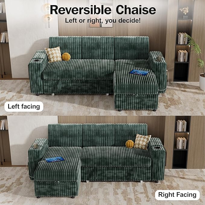 Vipbear 86" Modular Sectional Sleeper Sofa - Image 6