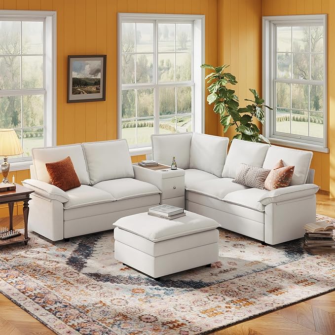 LINSY HOME Corner Seat Modular for Sectional Sofa Couch, Cloud Sofa Corner Seat - Image 2