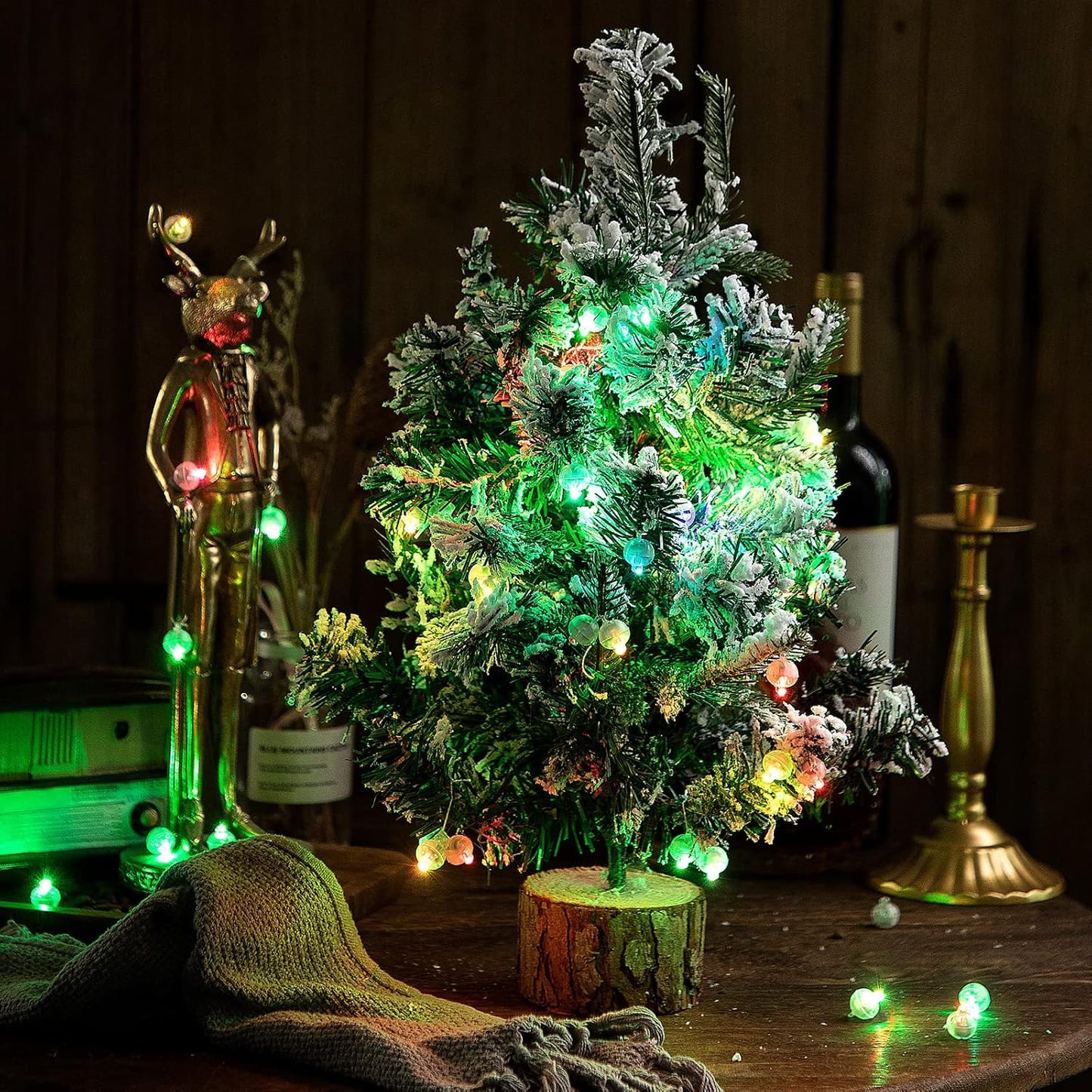 200pcs Multicolor LED Balloon Light, Rainbow Colored Round Led Flash Mini Ball Light for Paper Lantern Balloon,Indoor Outdoor Party Event Fun Birthday Party Wedding Halloween Christmas Decorations