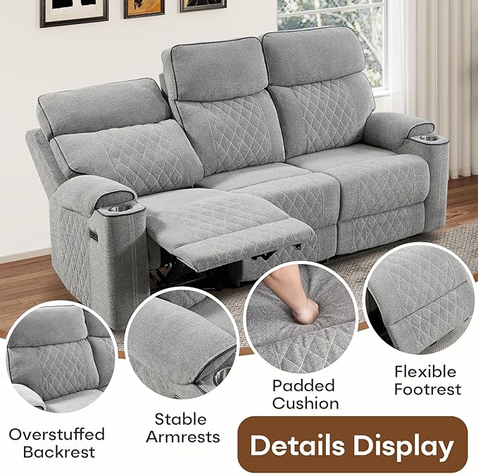 HAOMARKETS 2-Piece Power Recliner Sofa Set - Image 6