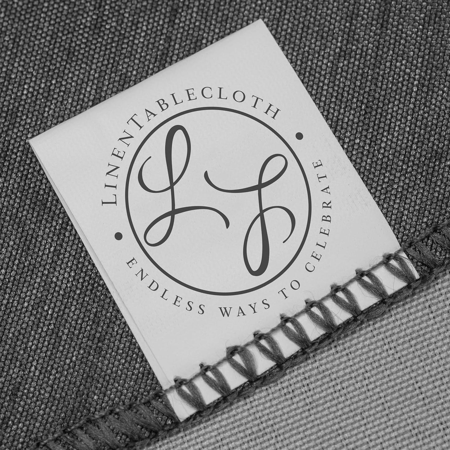 LinenTablecloth Round Polyester Tablecloth, 90-Inch, Gold