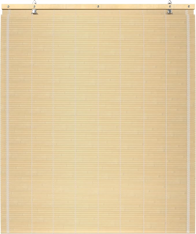 Red Lantern Matchstick Cordless Window Shade - Image 6