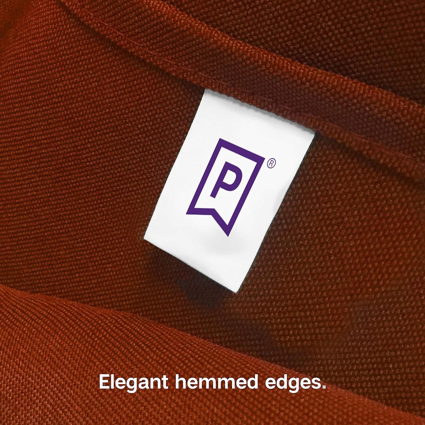 Gee Di Moda Rectangle Tablecloth - 90 x 132 Inch Burnt Orange Table Cloth for 6 Foot Table with Floor-Length Drop - Heavy Duty Washable Fabric - 6 Ft Buffet Table, Holiday Party, Wedding & Baby Shower