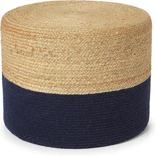 · REDEARTH · Cylindrical Pouf Foot Stool Ottoman by REDEARTH