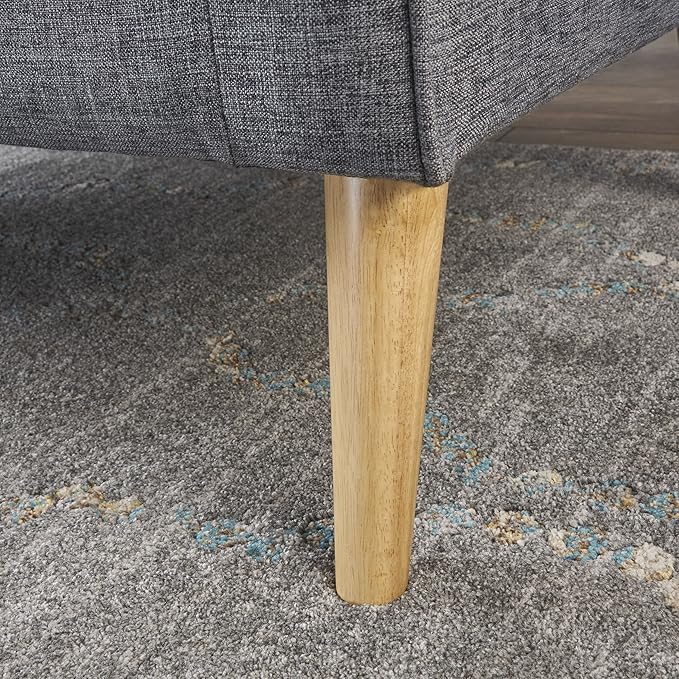 GDFStudio Mid Century Modern Fabric Loveseat - Image 7