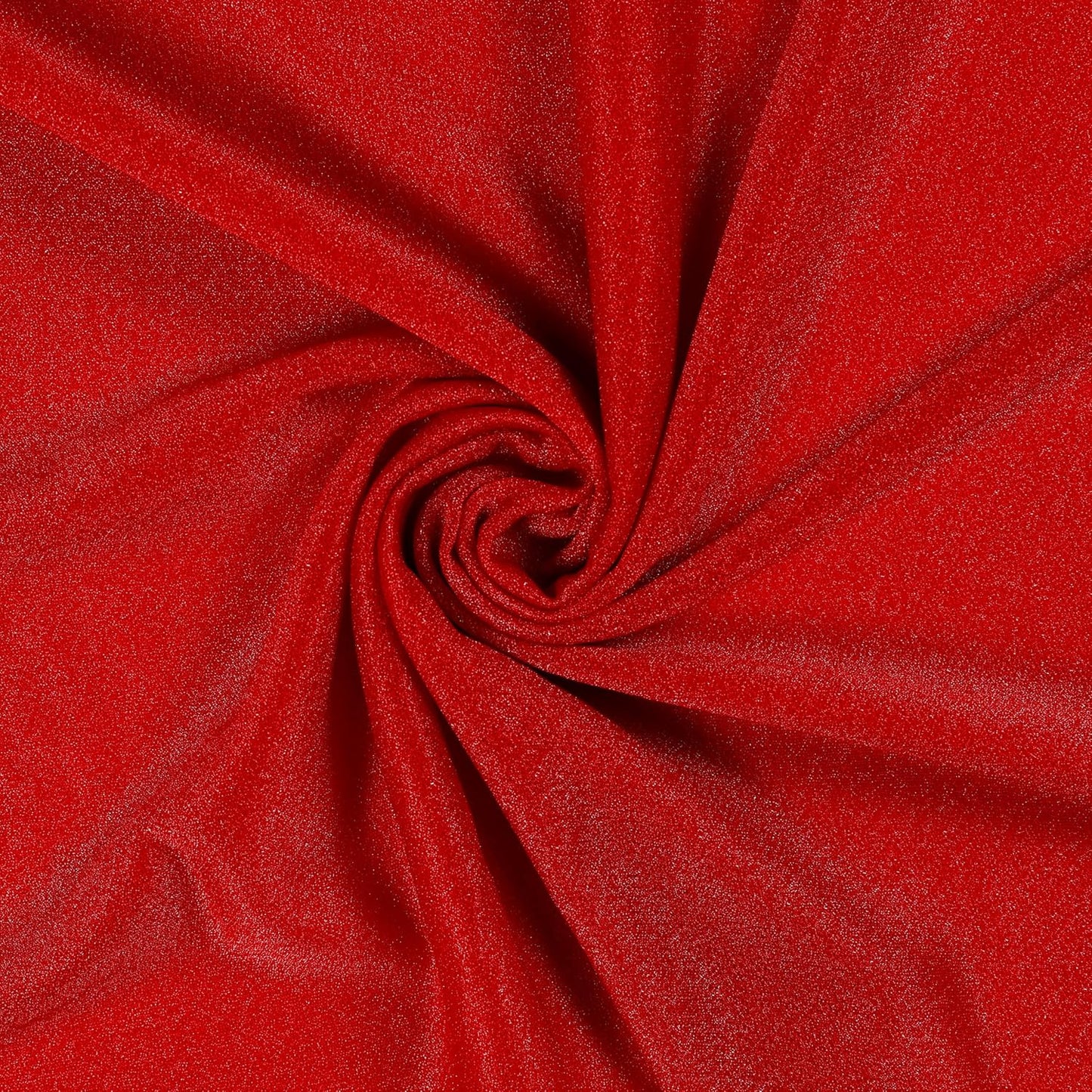 VDS Pack of 1 Panel (30 Inch X 50 Feet) Wedding Arch Draping Fabric Sheer Chiffon Fabric Drapery for Wedding Ceremony Reception Swag Backdrop Canopy Chuppah ARBO Altars Decoration (Red)