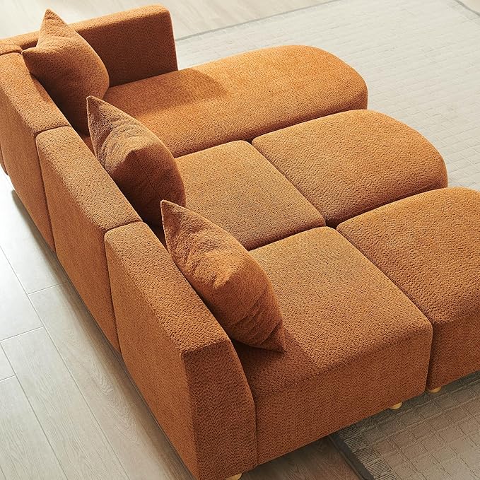 VANOMi 109.84" Modular Sectional Sofa - Image 7