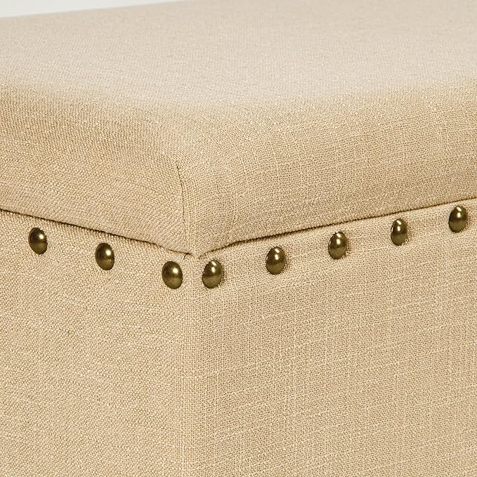 HomePop Large Rectangle Storage Bench - Image 8