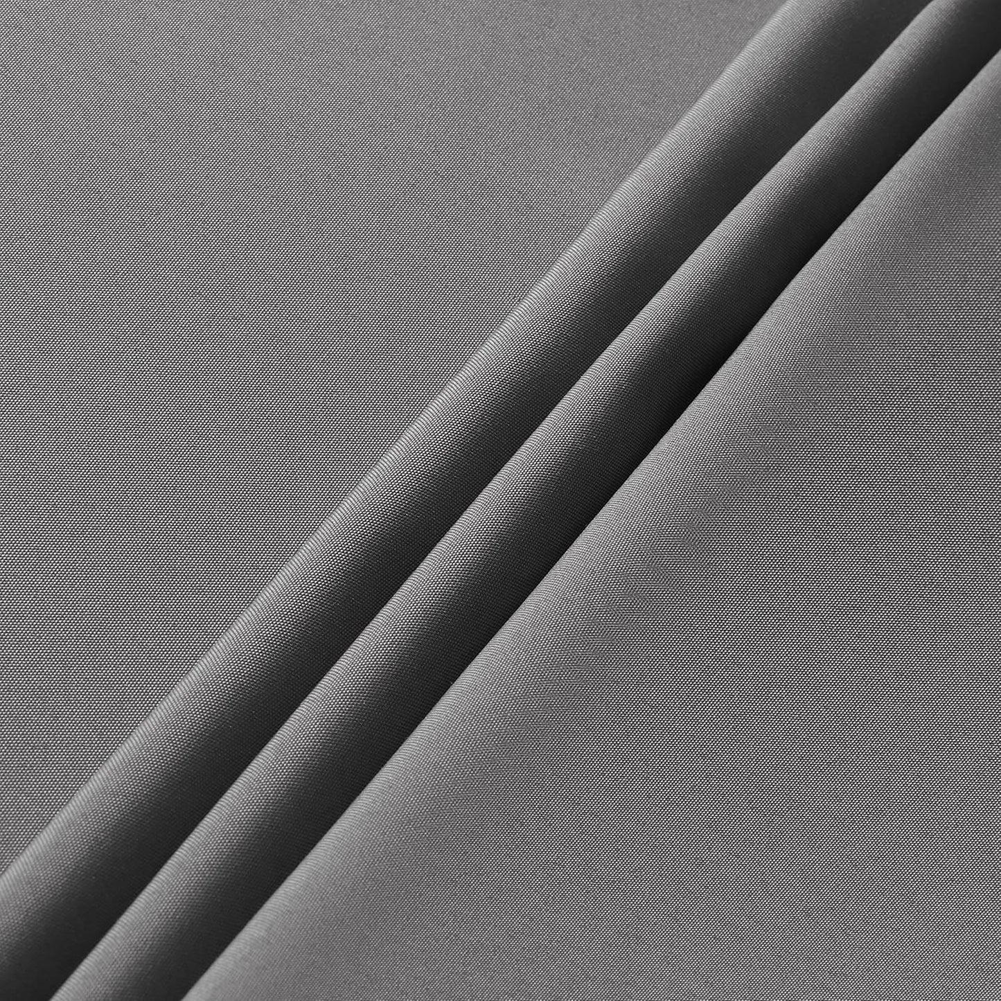 sancua Round Tablecloth - 80 Inch - Water Resistant Spill Proof Washable Polyester Table Cloth Decorative Fabric Table Cover for Dining Tables, Buffet Parties and Camping, Light Grey