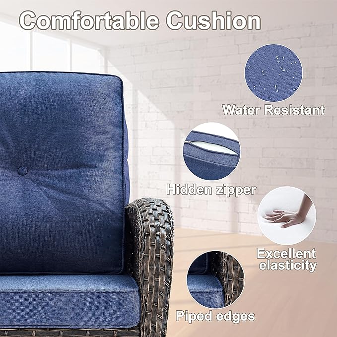 Belord Small Conversation Sets Patio Funiture - Image 7