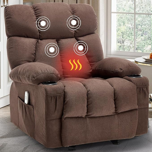 Massage Rocking Recliner Chair, Ergonomic Recliners Sofa by Unknown