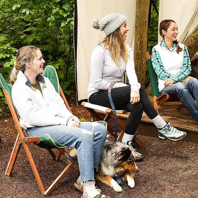 BYER OF MAINE Pangean Folding Stool – Canvas Camp & Wood Camp Stool - Image 2