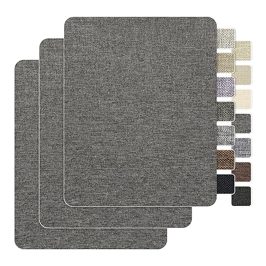 BESEZX Linen Fabric Repair Patch，3 PCS 9 * 11 Inch Self-Adhesive Couch Fabric by Besezx