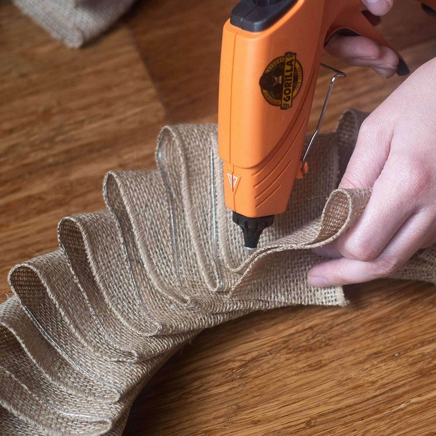 Gorilla Hot Glue Sticks, Clear Glue, Full Size 4" Long x 0.43" Diameter, 45 Count (Pack of 1) - Safe for All Temperatures with Extended Working Time