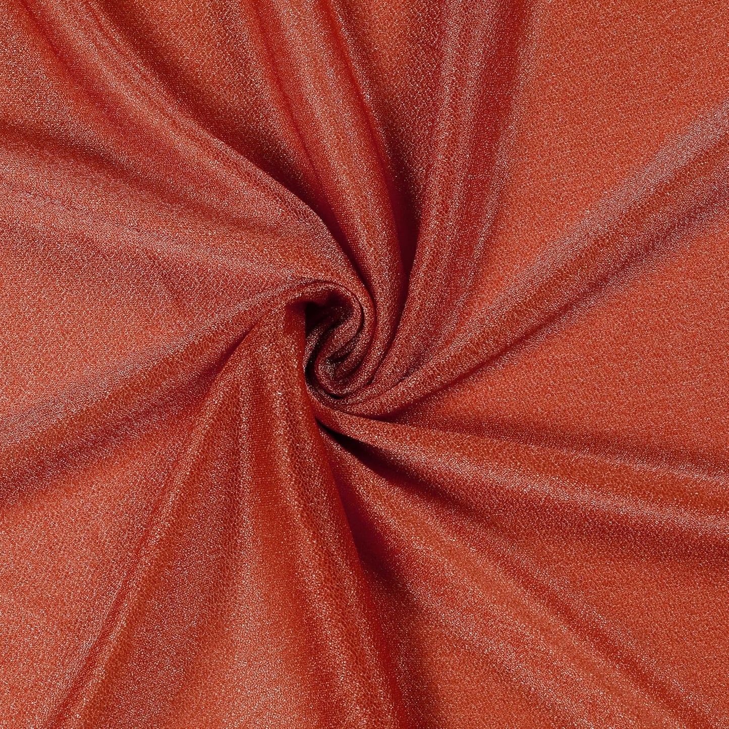 VDS Pack of 1 Panel (30 Inch X 30 Feet) Wedding Arch Draping Fabric Sheer Chiffon Fabric Drapery for Wedding Ceremony Reception Swag Backdrop Canopy Chuppah ARBO Altars Decoration (Terracotta)