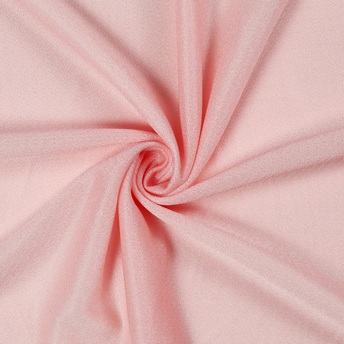 VDS Pack of 2 Panel (30 Inch X 40 Feet) Wedding Arch Draping Fabric Sheer Chiffon Fabric Drapery for Wedding Ceremony Reception Swag Backdrop Canopy Chuppah ARBO Altars Decoration (Dusty Rose)