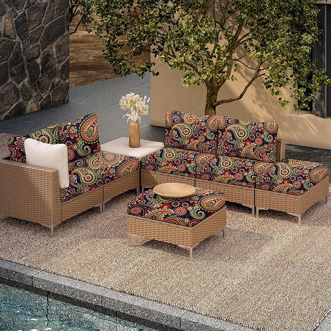 Outdoor Cushion Covers Set, Replacement - Image 6